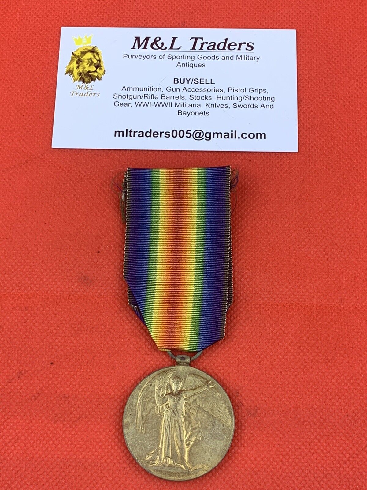 Original WWI British Victory Medal Named Engraved 1914 Empire