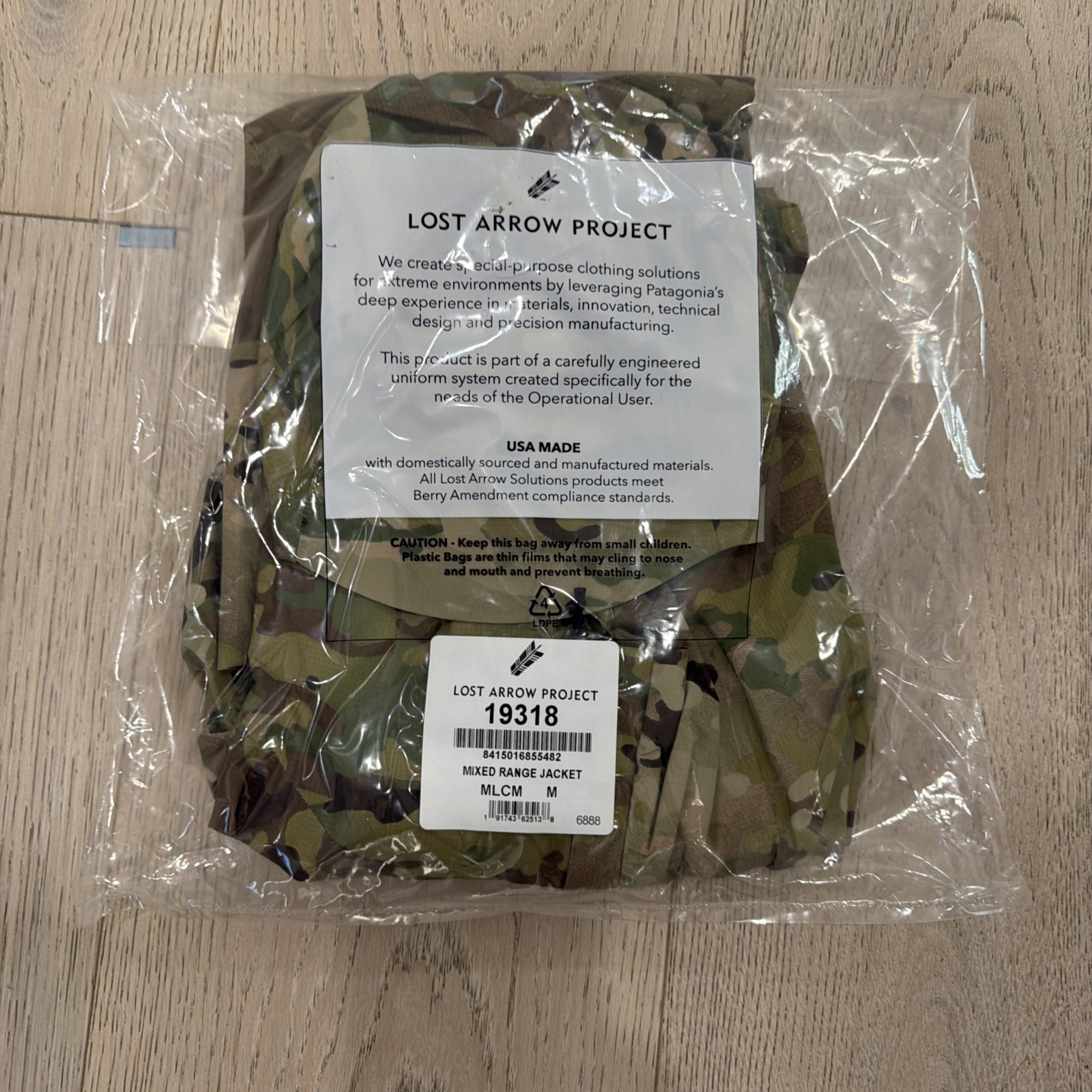 Patagonia Forgeline Lost Arrow Crye Multicam LW Hybrid Jacket M/R SOCOM JSOC