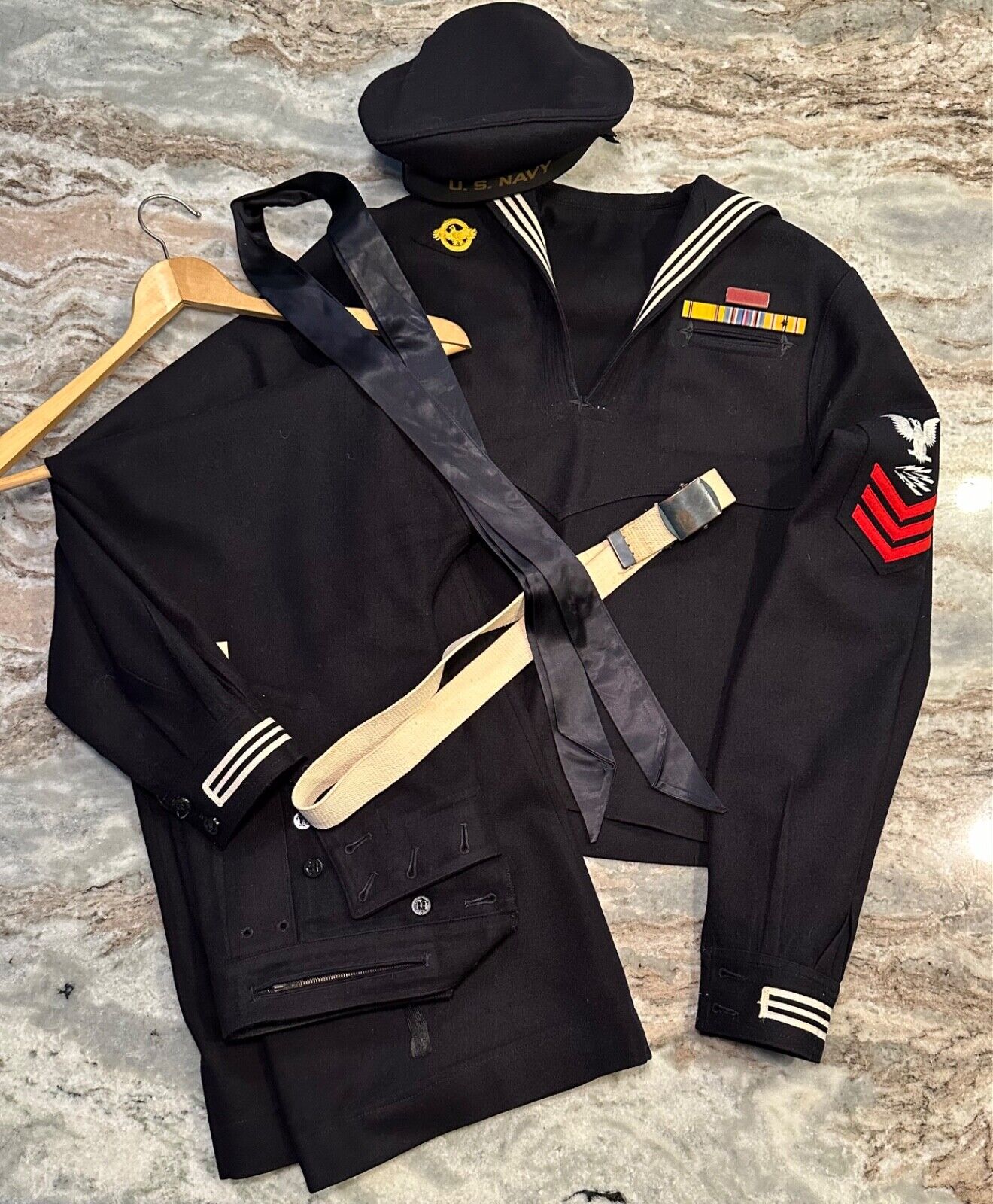 COMPLETE WWII US Navy “Cracker Jack” Uniform