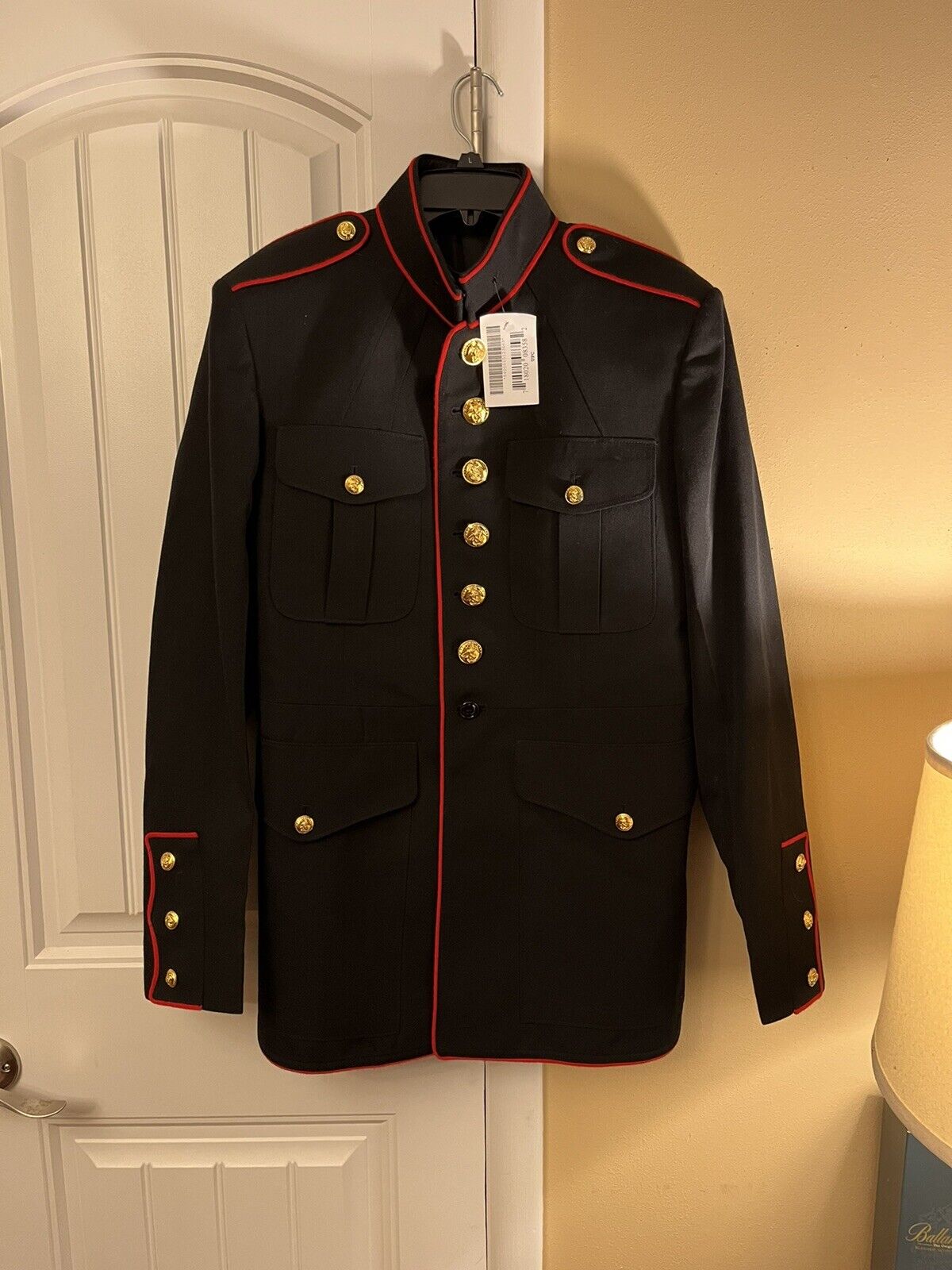 NEW USMC US MARINE CORPS UNIFORM DRESS Coat JACKET Size 46R Dress Blues