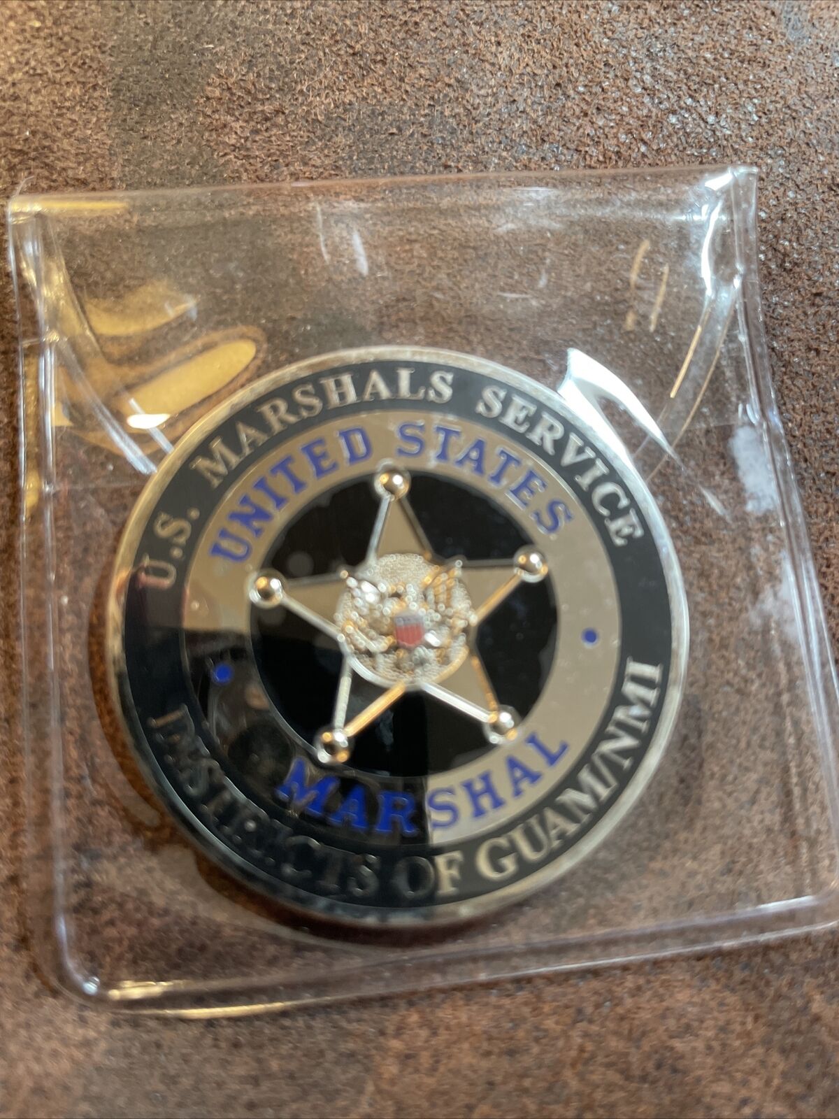 US Marshals Service - District of GUAM/NMI GOLD 1.75in super rare challenge coin