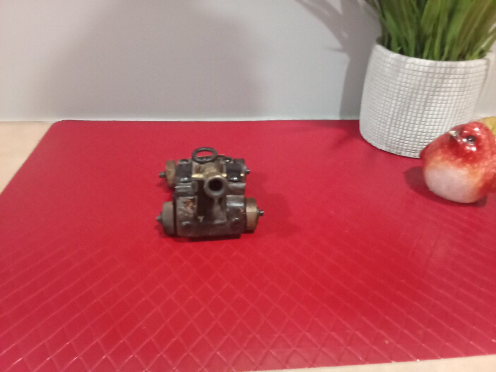VTG Spanish Navy Mini Cannon Replica Canon de Sitio Siglo XVI  Brass w/ Patina