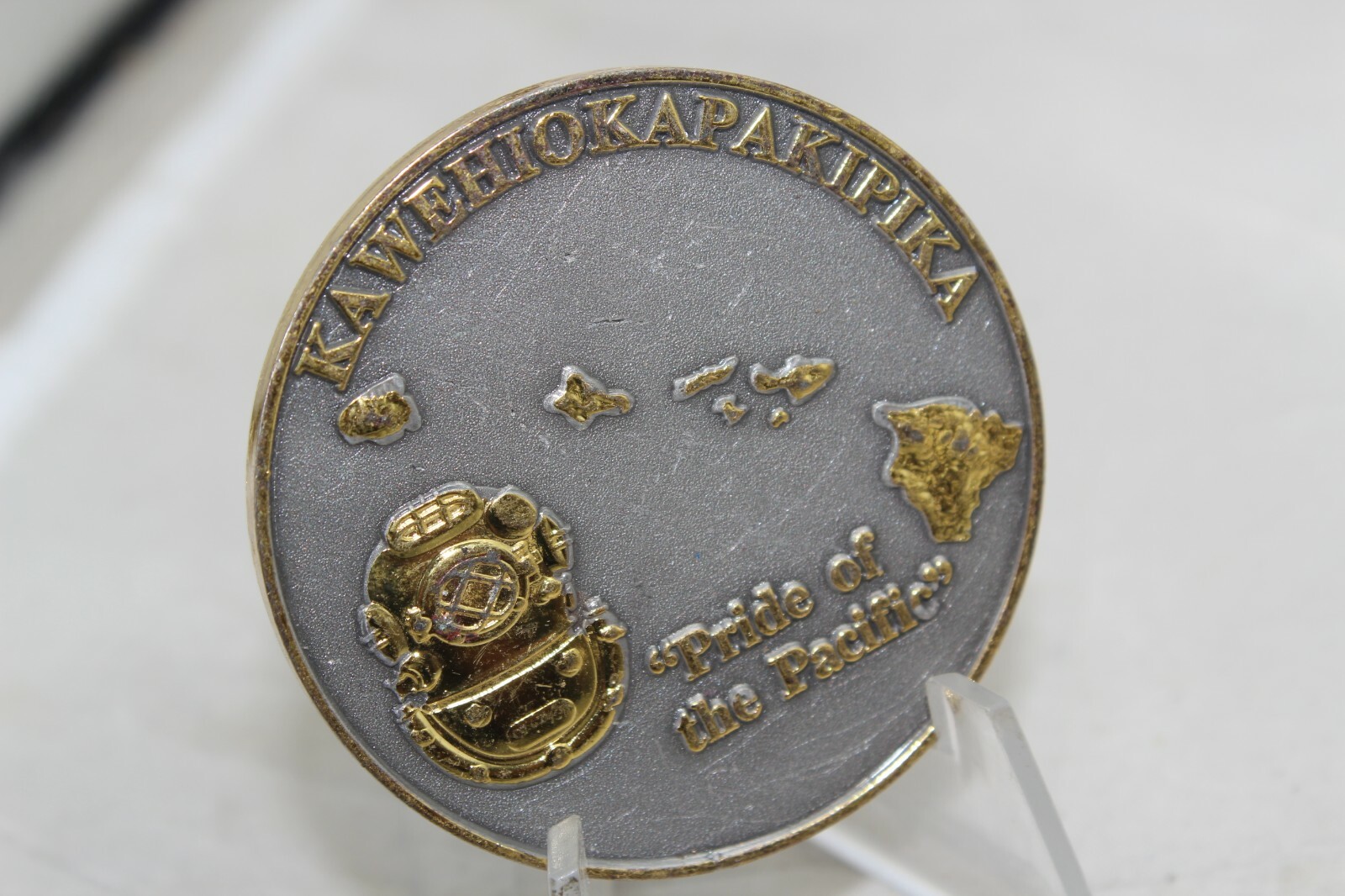 Get in The Water and Go To Work Pride of The Pacific Challenge Coin