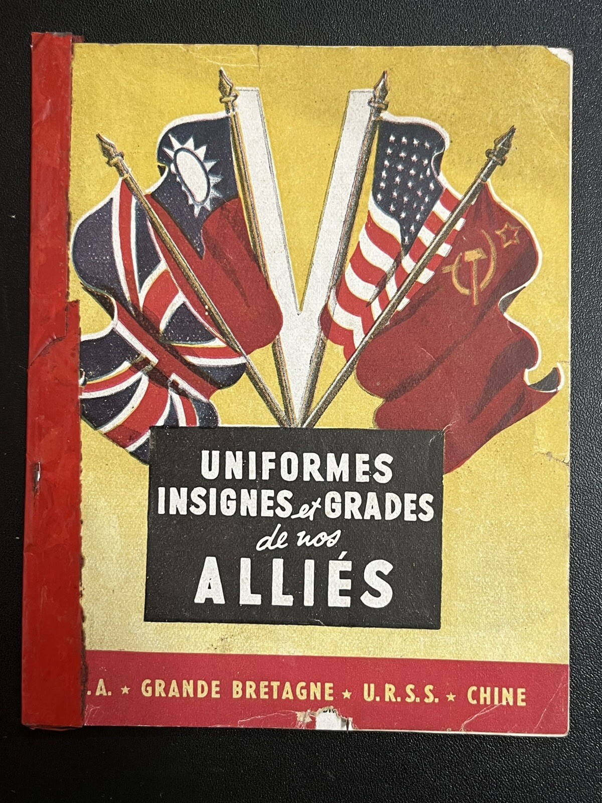 👍 1940s WORLD WAR 2 ALLIES USA UK SOVIET CHINA UNIFORM & RANKS BOOKLET 二战盟军徽章⭐⭐
