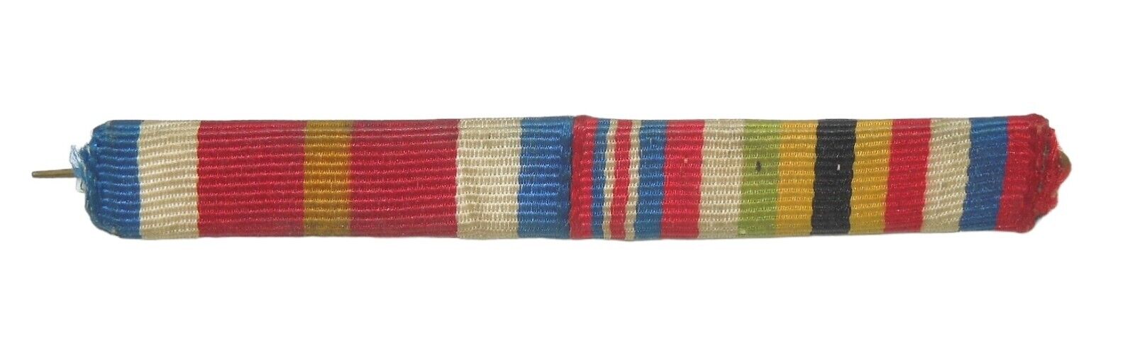 Original WWI US Army Ribbon Bar Pin Interallied Victory & VFW
