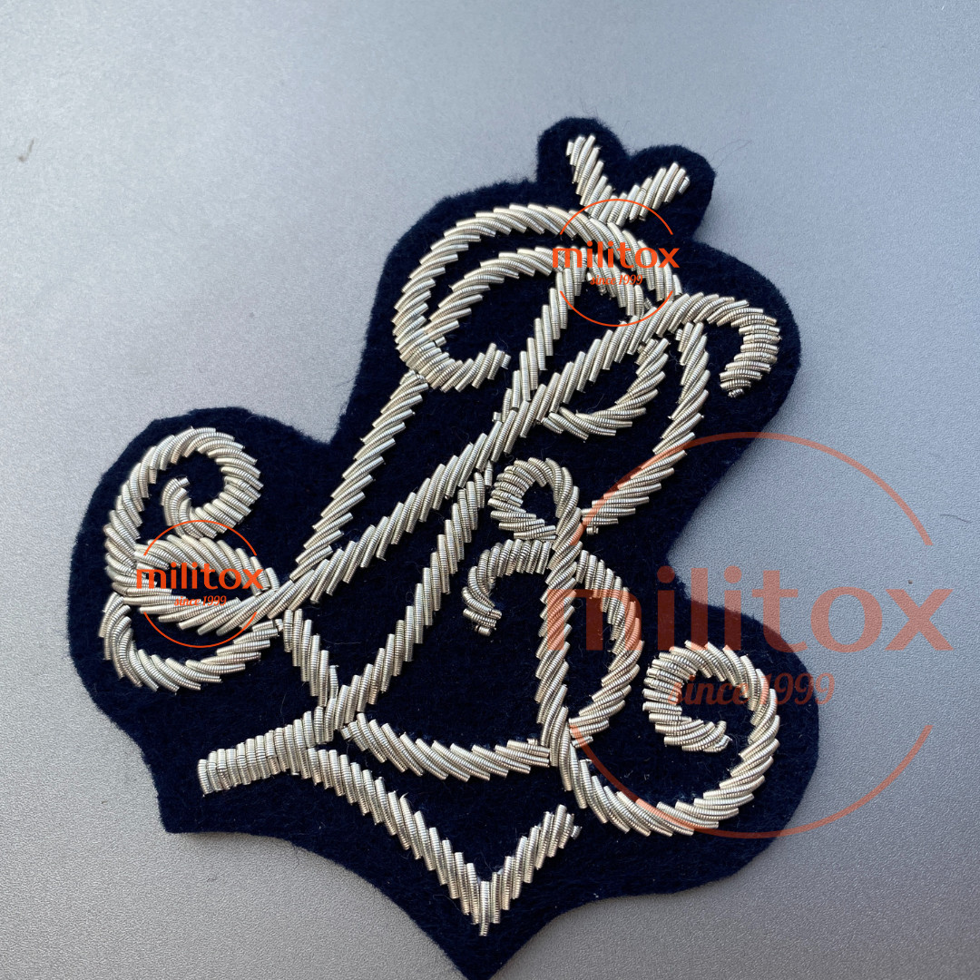 ROWING Hand Embroidered Bullion Wire Crest, Blazer Badge, Sew On