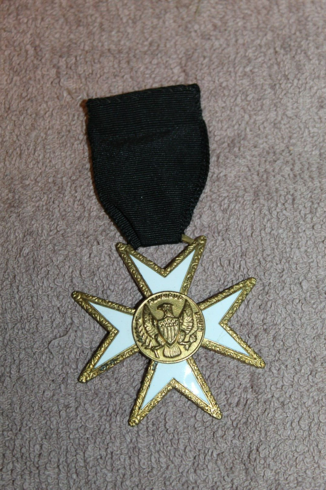 Original WW1 U.S. Veteran\'s Morning (Death) Medal w/Full Ribbon, PB