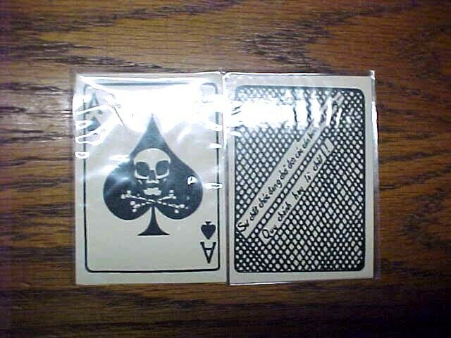Vietnam War Card Ace of Spades Death  Psyops Warfare Plastic Covered 1 Only