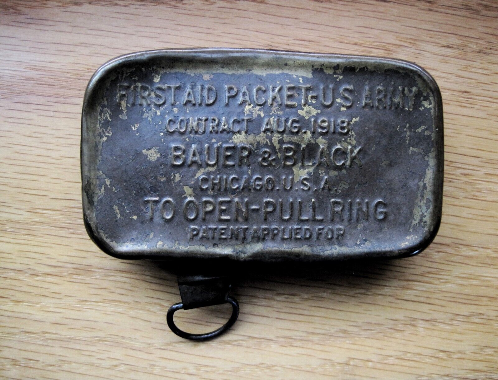 Vintage WWI U.S. First Aid Packet - Unused