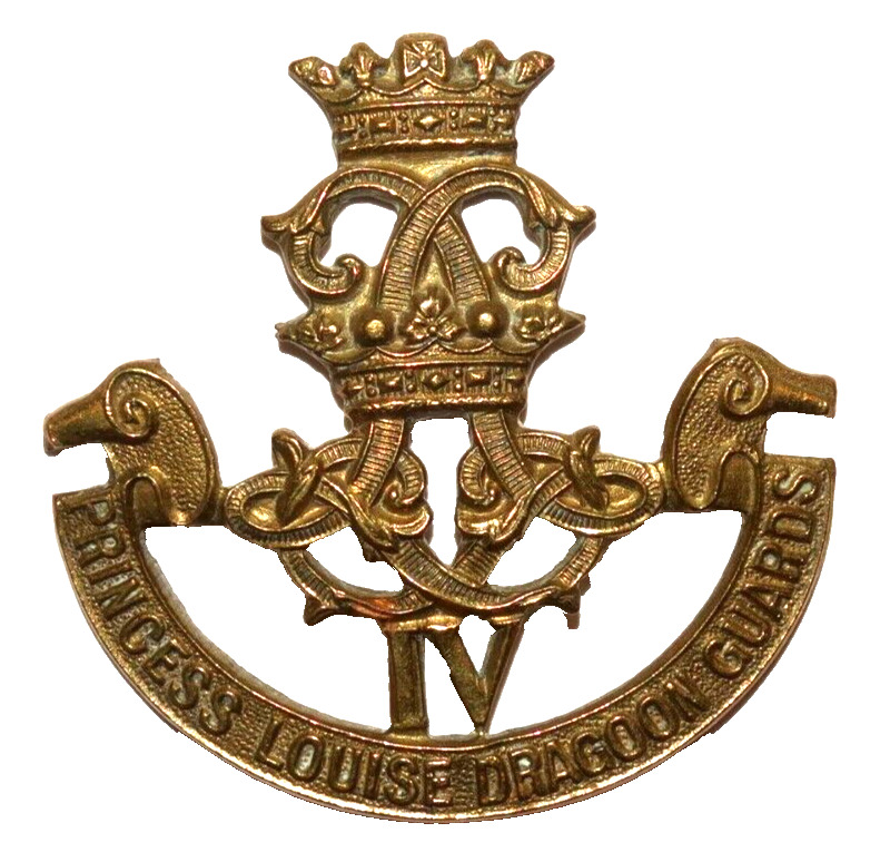 BRITISH MILITARY CAP BADGES, Princess Louise 4th Dragoon Guards, Canadian, WW1-2