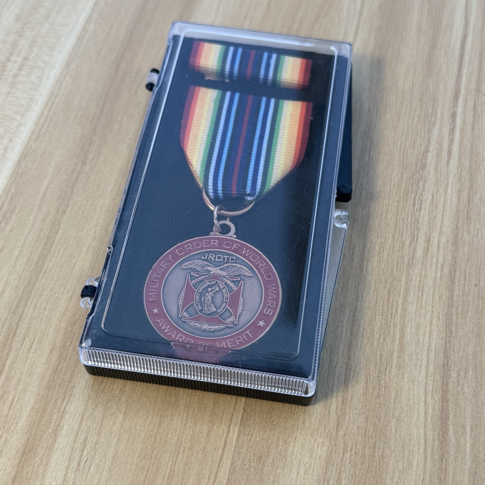 Military Order Of  World Wars Award Of Merit Pin
