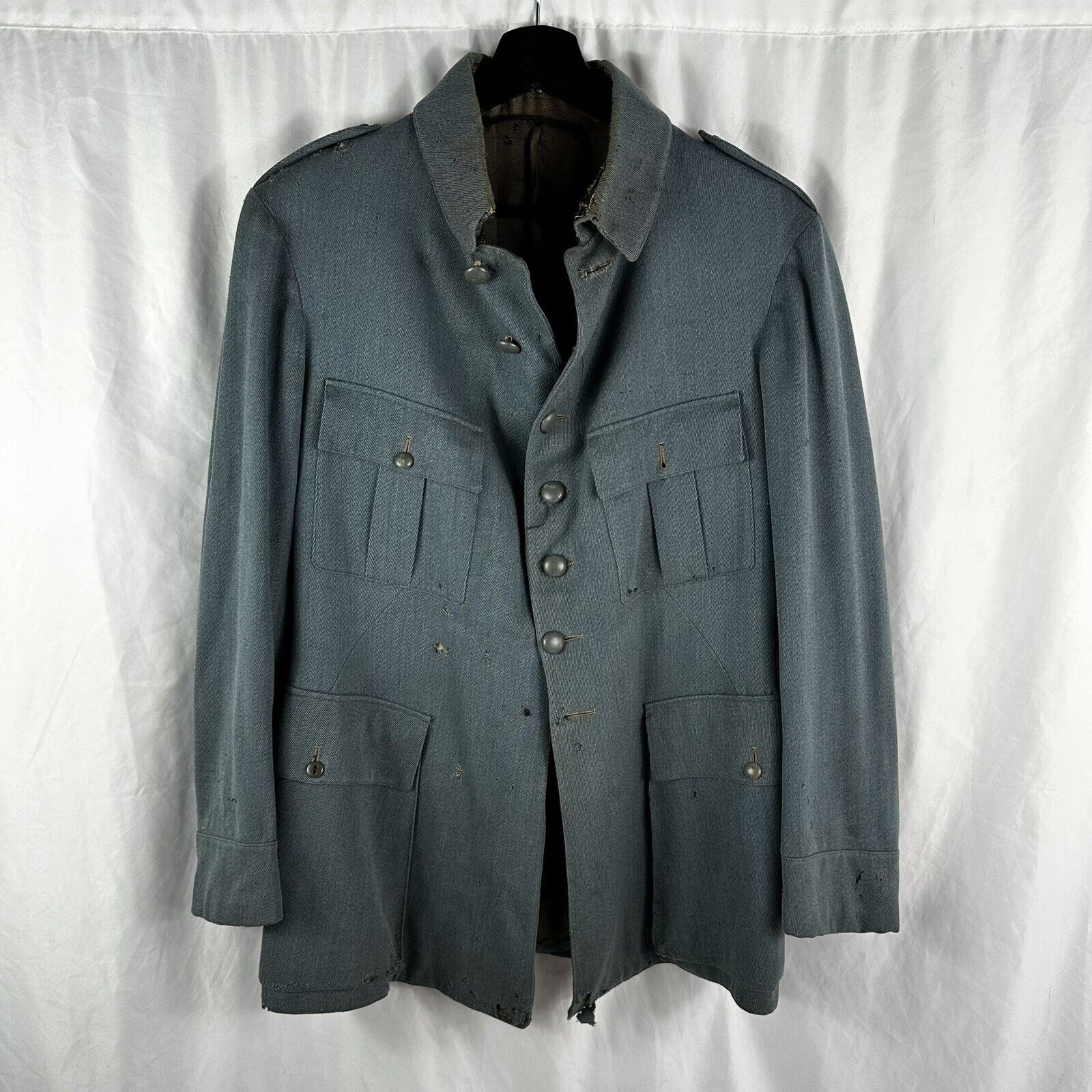 Original WW1 French Officer Gaberdine Blue Horizon Tunic Uniform for ...
