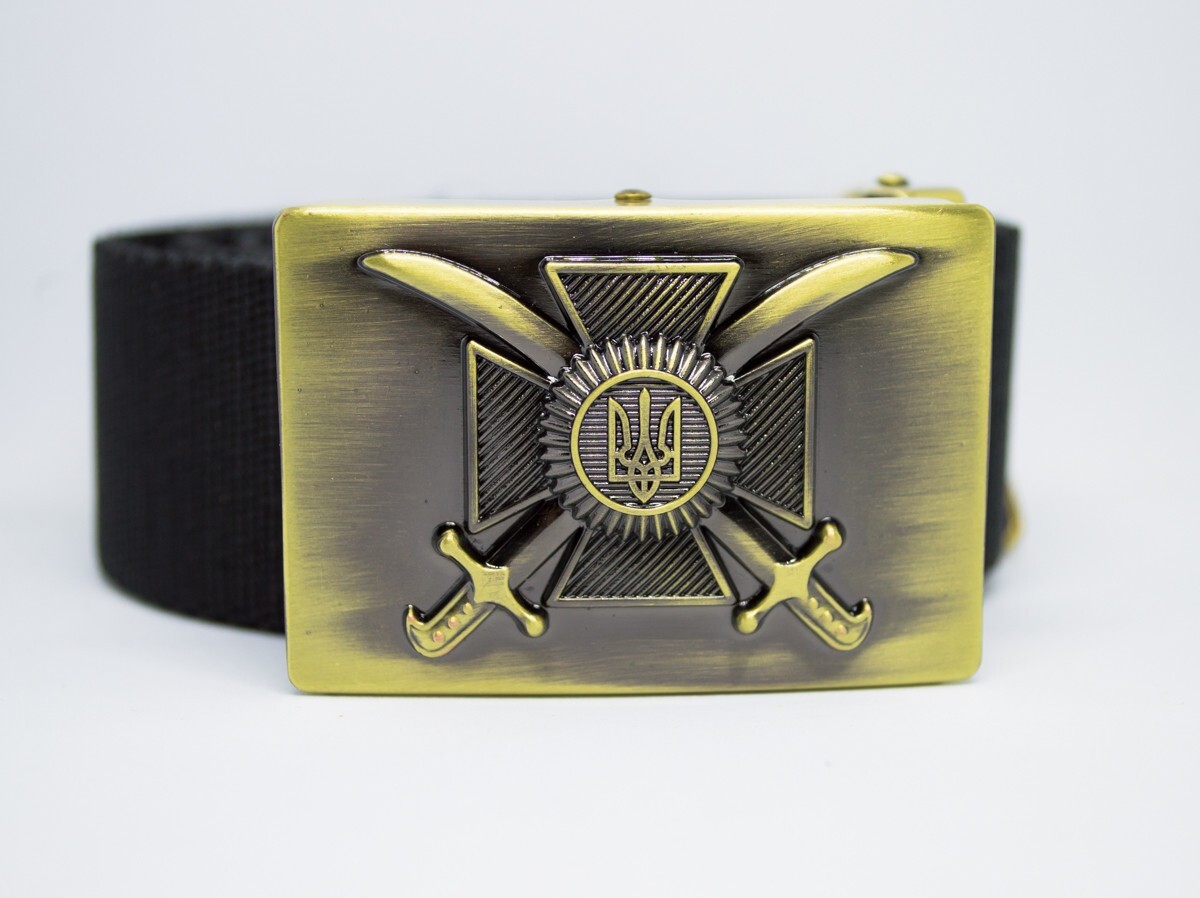 Ukrainian Army Buckle Belt (Ground Forces), Military, Tactical. Gift Trident