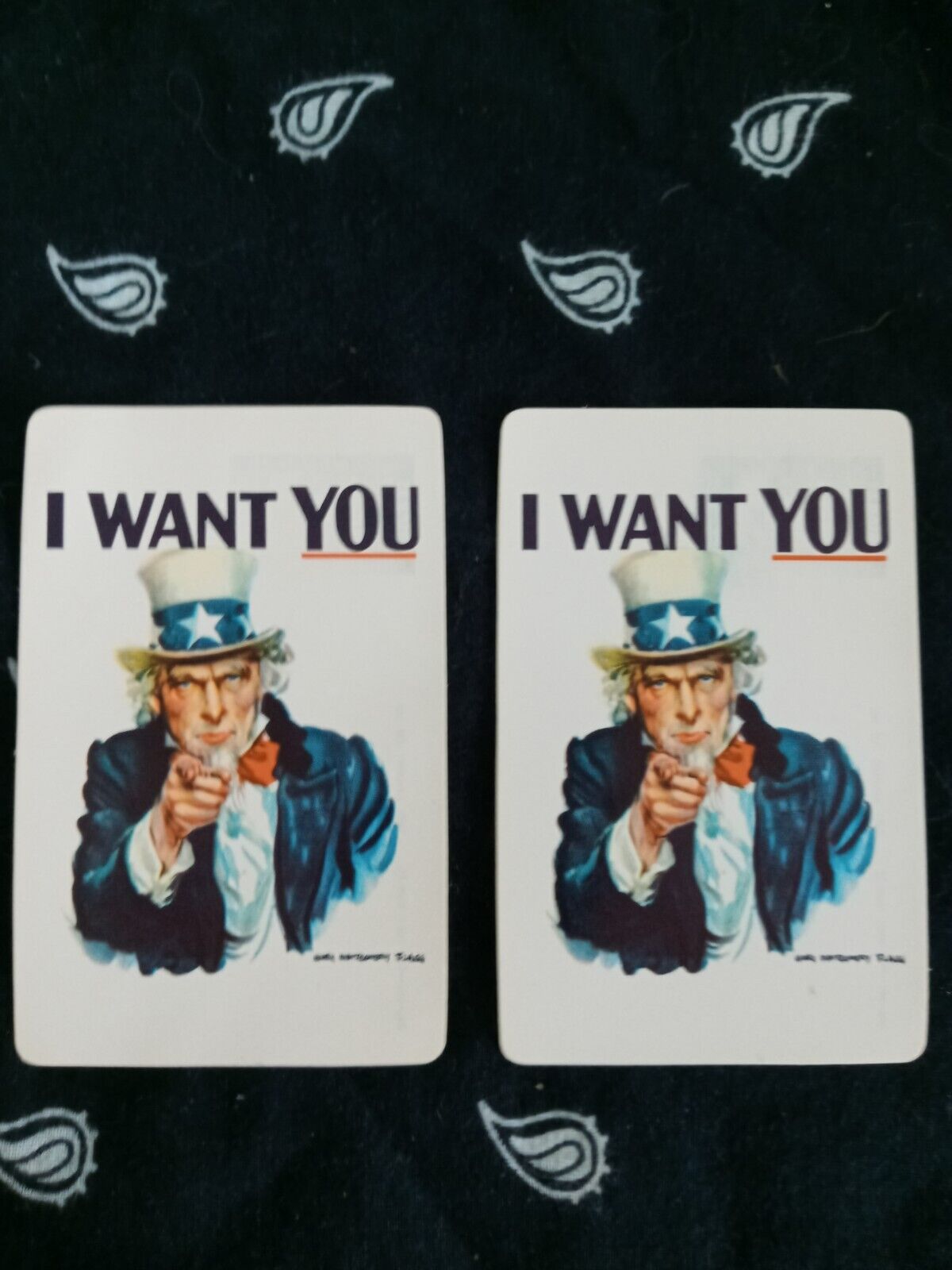 LOT OF ( 2 ) U.S. ARMY 1965 RECRUITER CARDS -