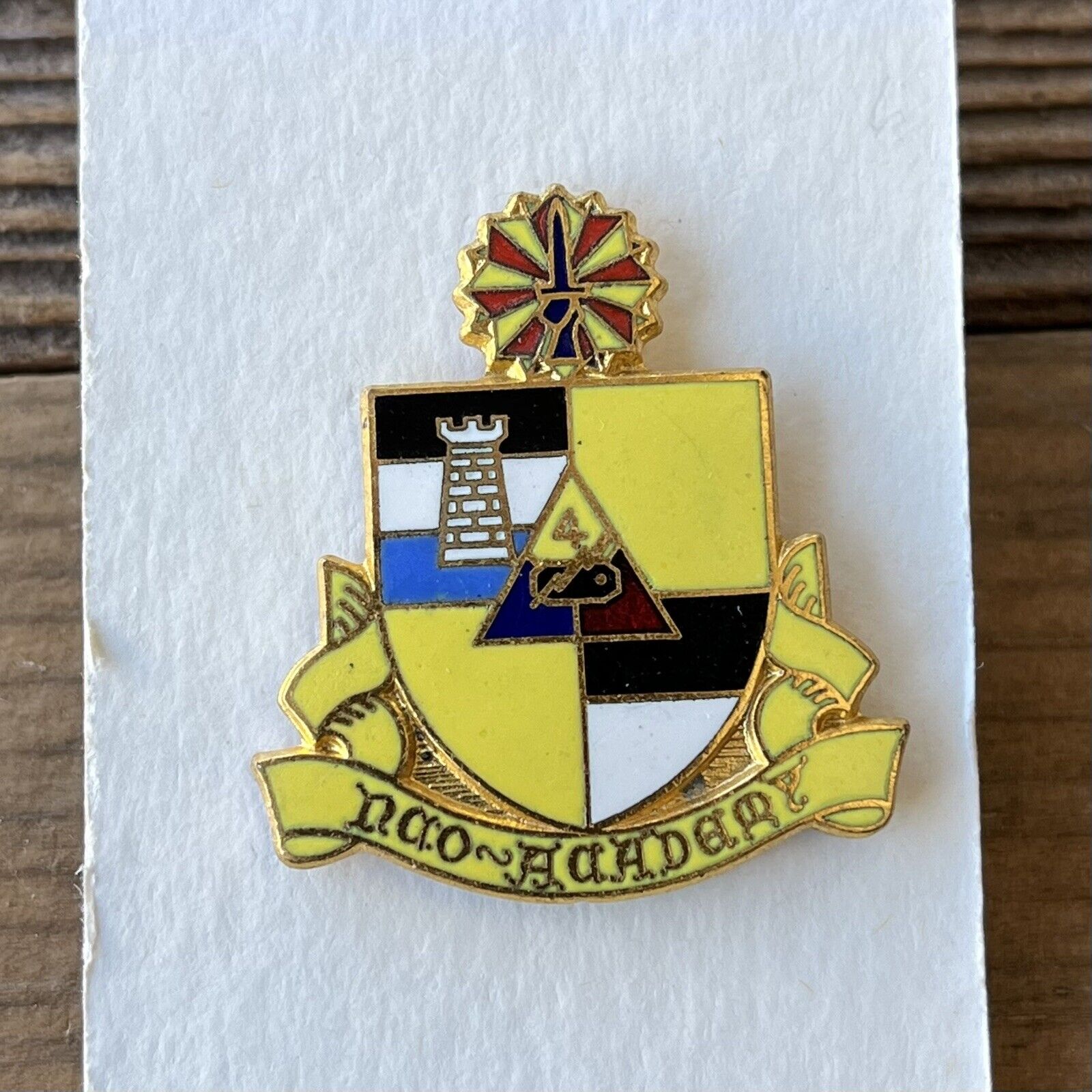 4th Armored Division NCO Academy Crest DI/DUI CB