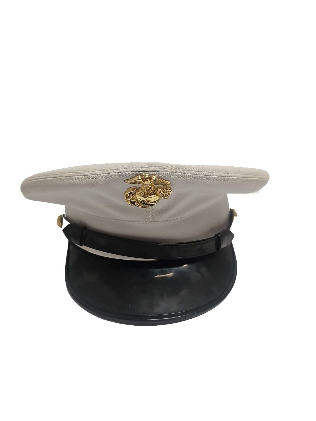 USMC Marine Corps Dress Blue Cover Hat With EGA Size 7.5