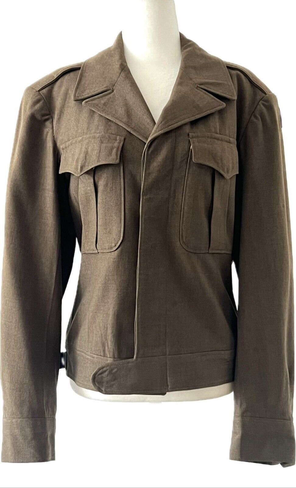 WW2 Wool Jacket Made in USA Dated 1944 Philadelphia QM Depot 36R