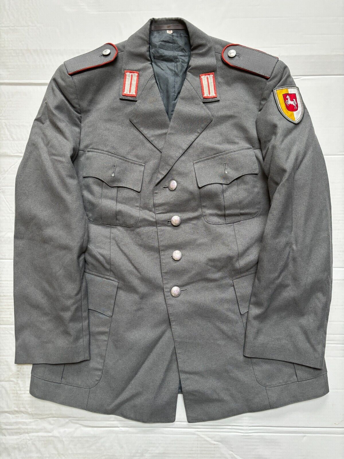 German Army Dress Jacket Uniform Parade Lined Grey Genuine Military 174/100 #01