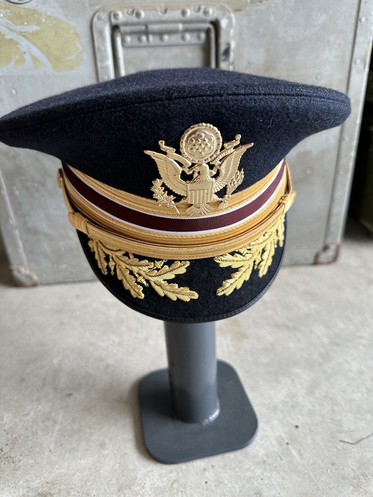 US Army Dress Hat Officer Field Grade Cap Size 7
