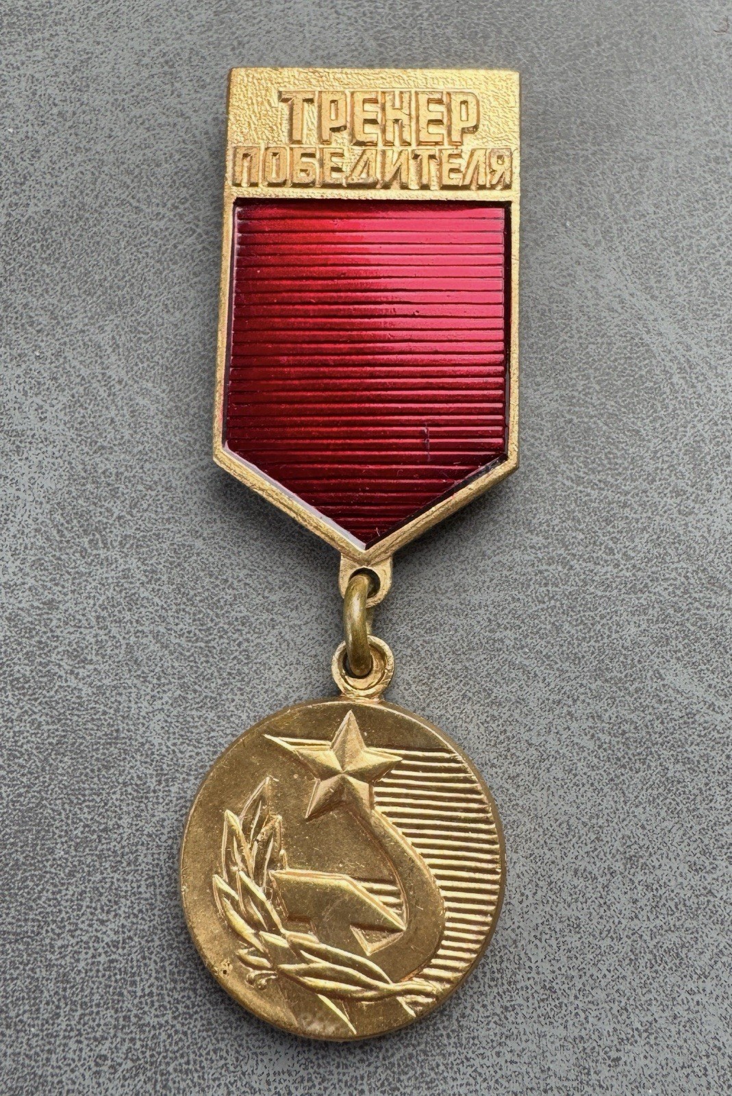Russian Soviet Badge Coach of the winner of the USSR State Committee CCCP