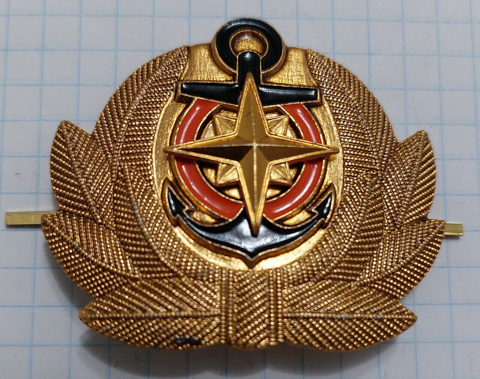 Russia NAVY  cap hat badge army