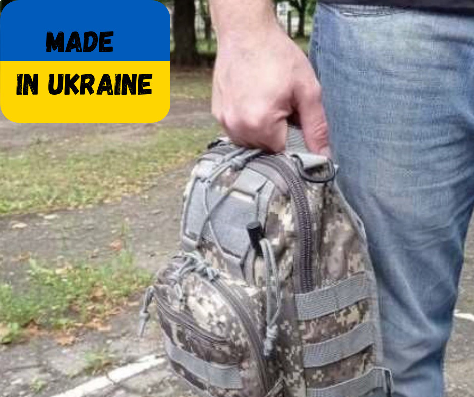 Crossbag big bag Ukrainian Army military form of Ukraine War in Ukraine 2022