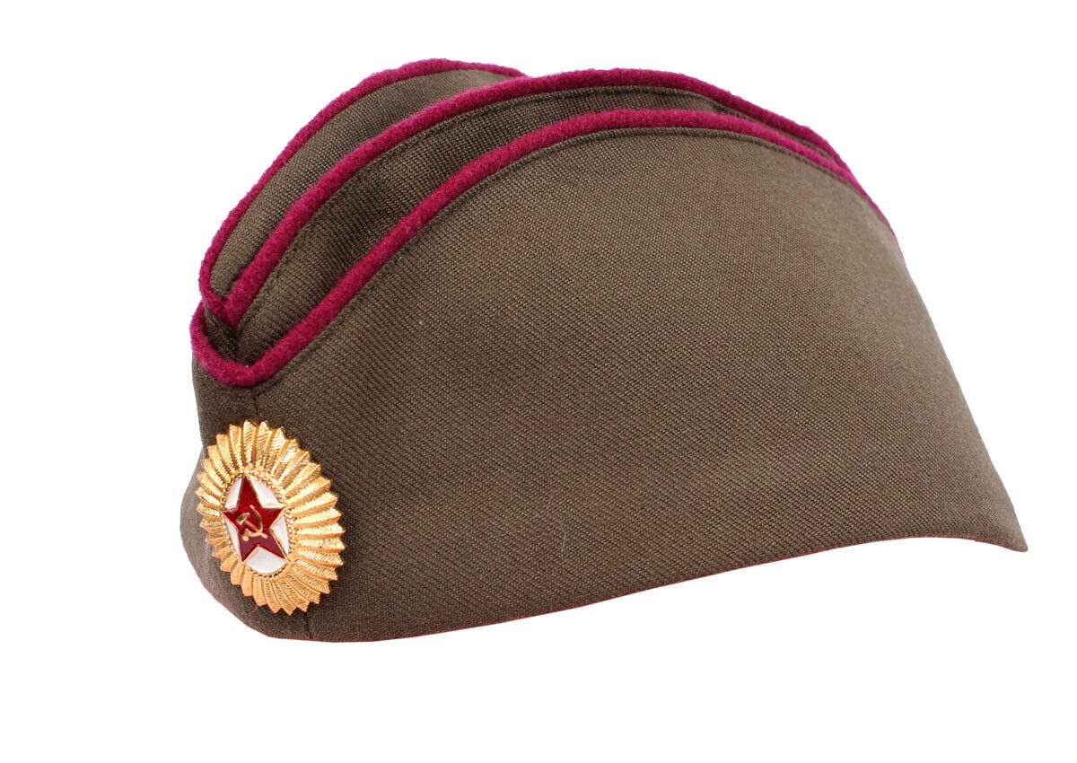 Soviet Military Police MVD USSR Officers Russian hat Pilotka