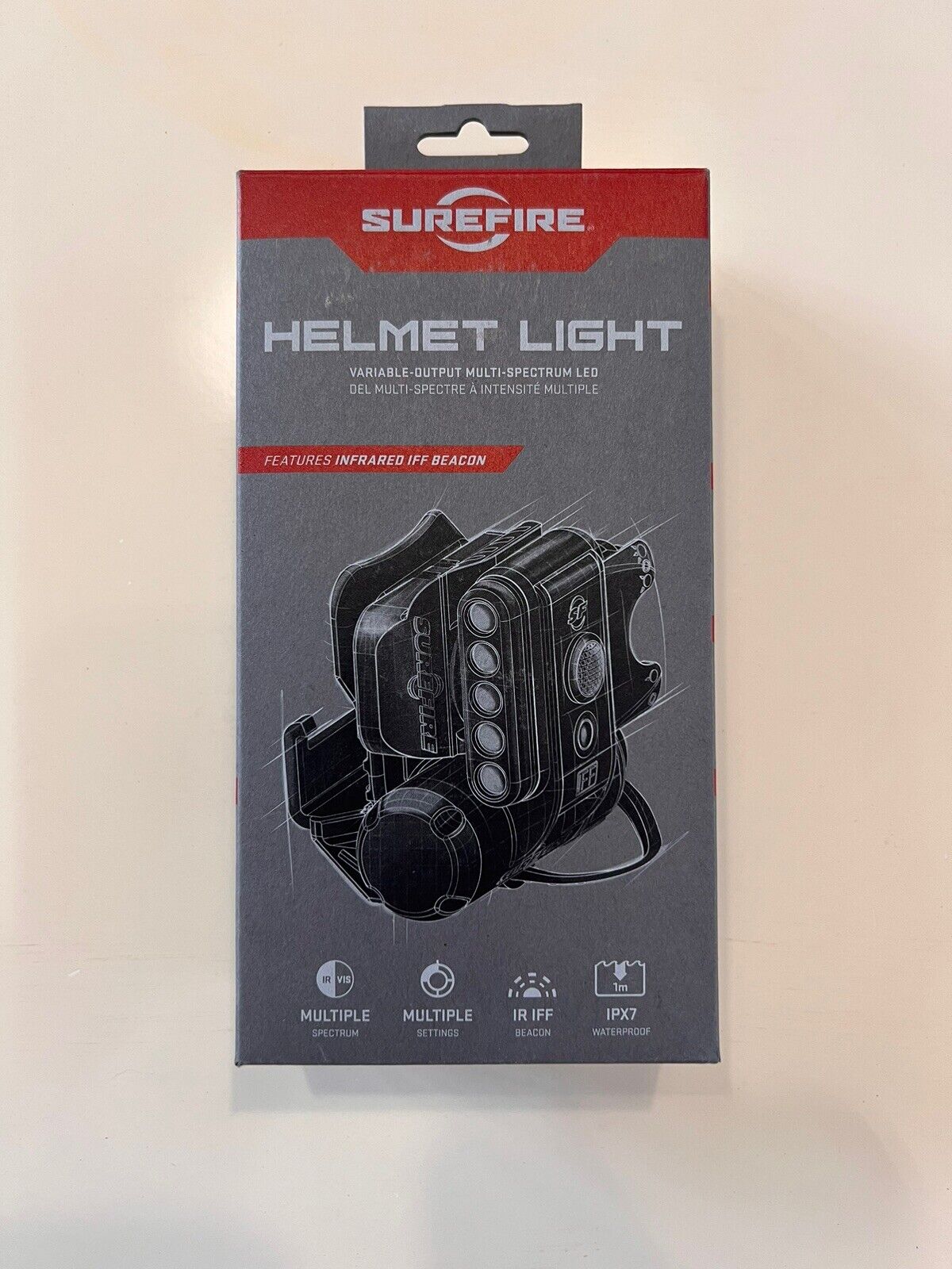 Surefire Helmet Light HL1-C-TN Red/White/IR strobe