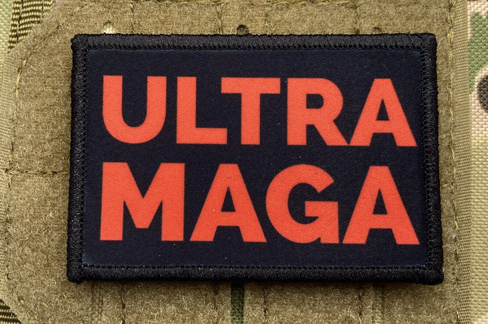 Ultra Maga Morale Patch / Military Badge ARMY Tactical Hook & Loop Trump 87