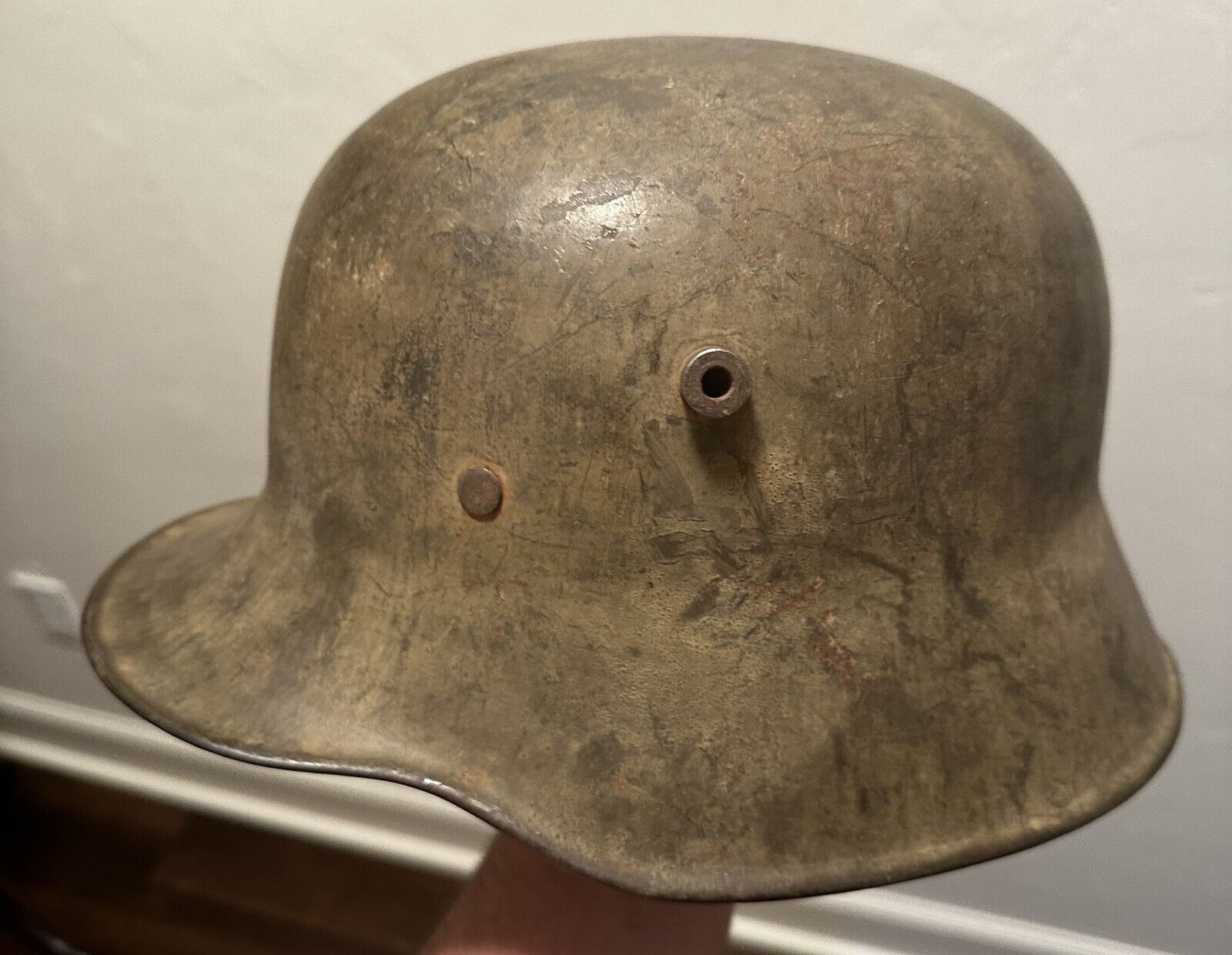 WW1 Imperial German Partial Camo Helmet