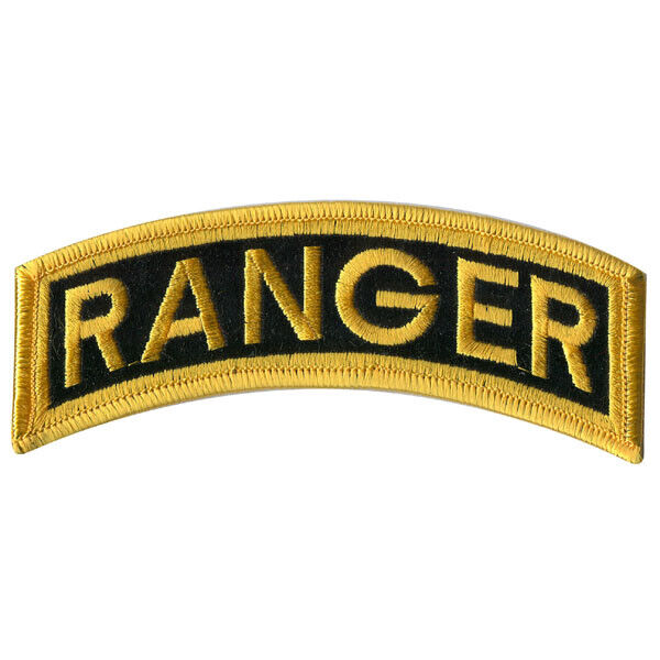US ARMY RANGER TAB 5 INCH PATCH - MADE IN THE USA
