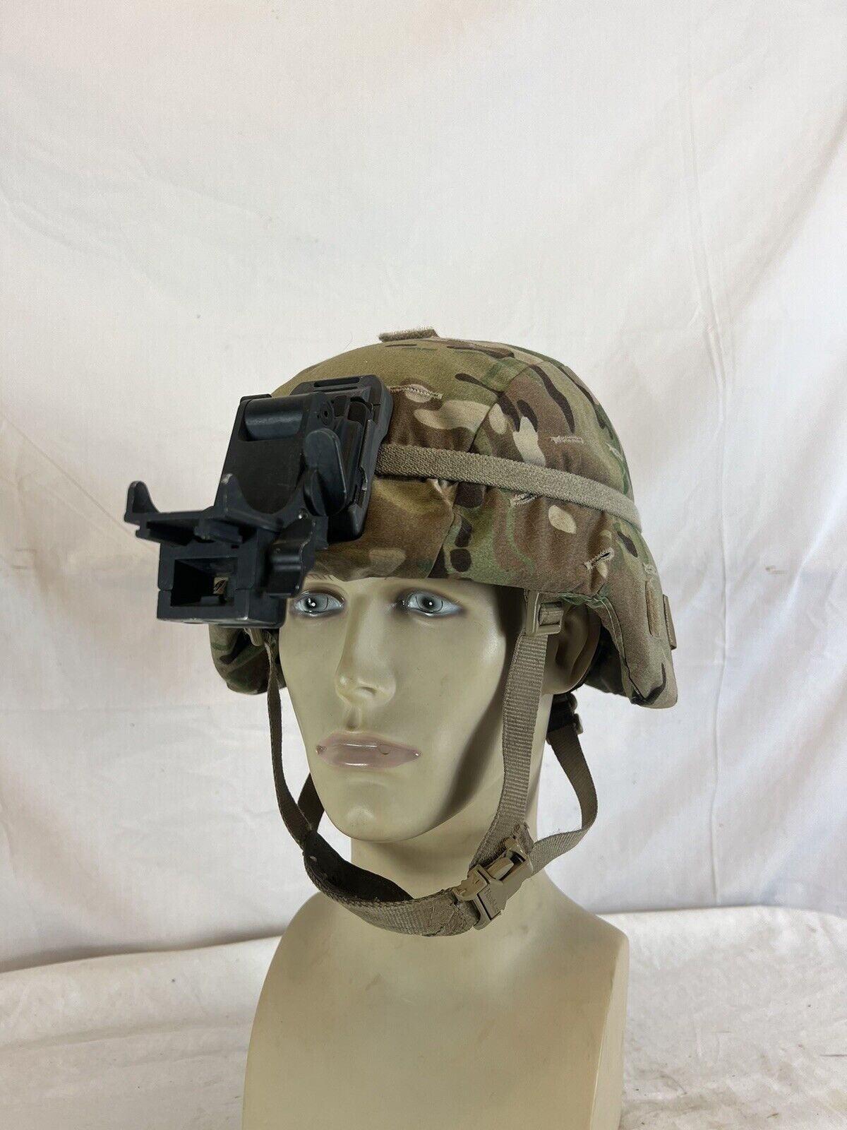 US Army Helmet Large With NVG Mount An Multicam Cover