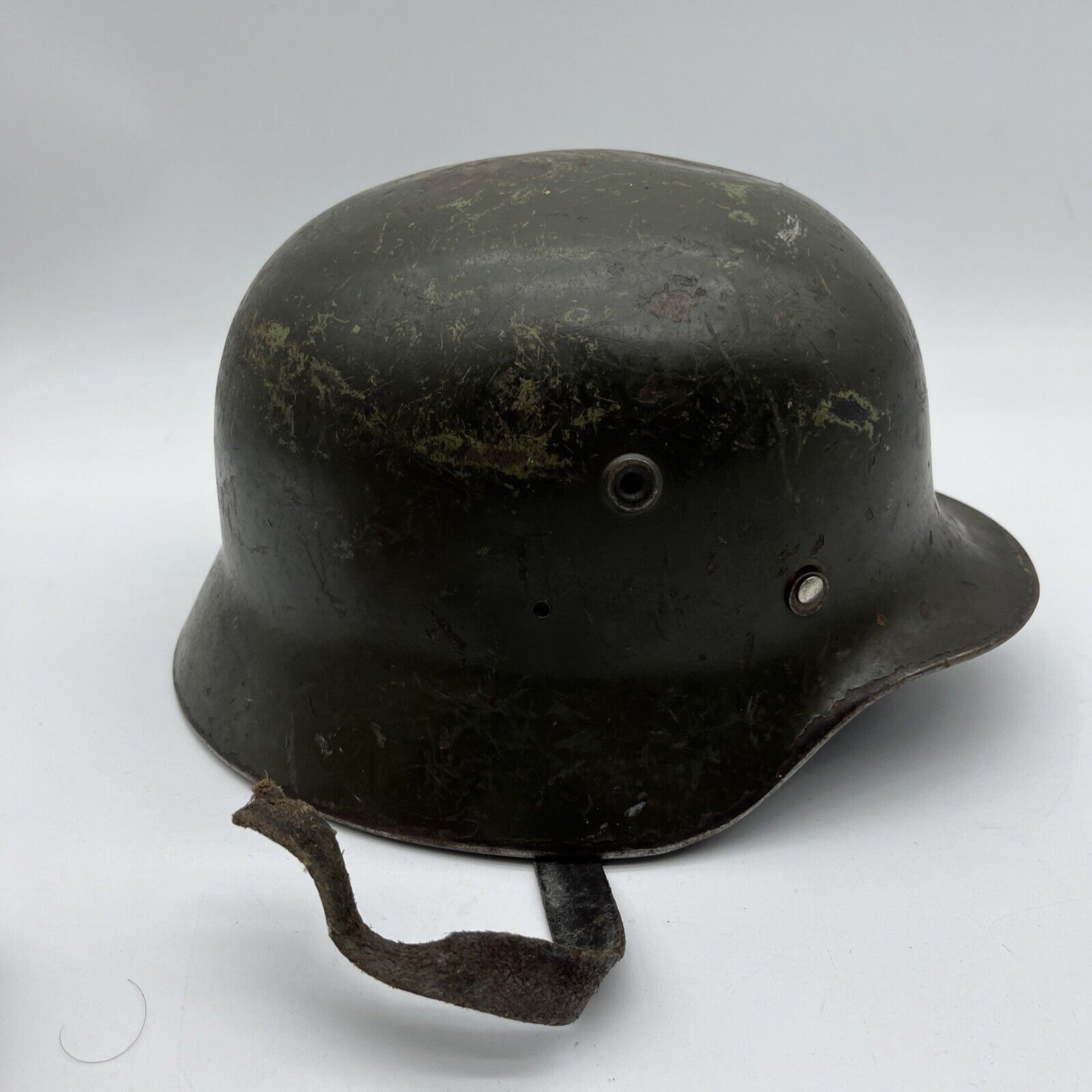 M55 Post WWII German Helmet Finland Finnish Issue