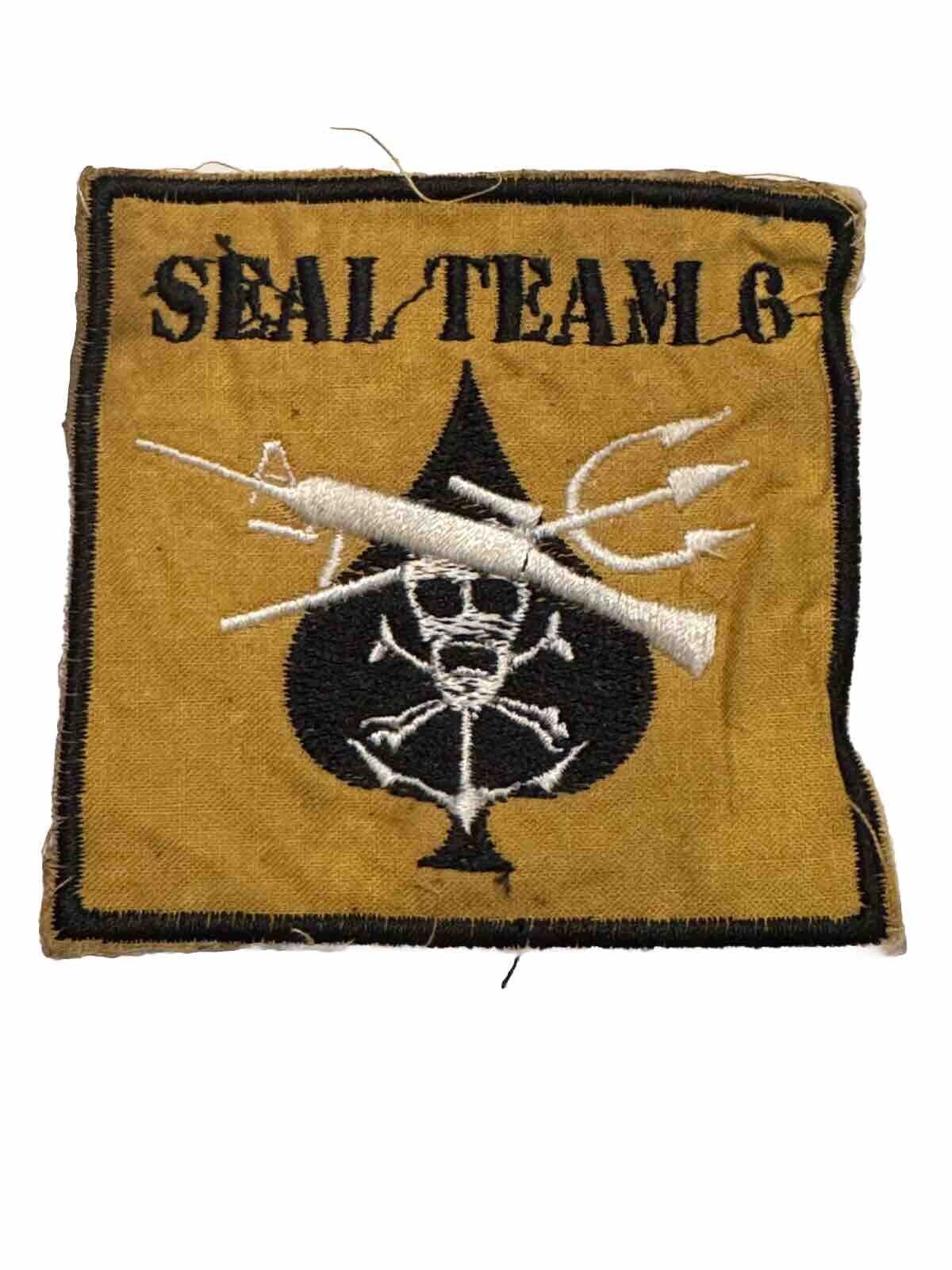 US Navy Patch Seal Team Six Airborne Diver Halo Scuba Black OPS Military Badge