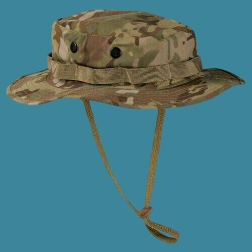 NEW BOONIE HAT TROPICAL CAMOUFLAGE TRILAM NYLON WATER RESISTANT SIZE X- LARGE