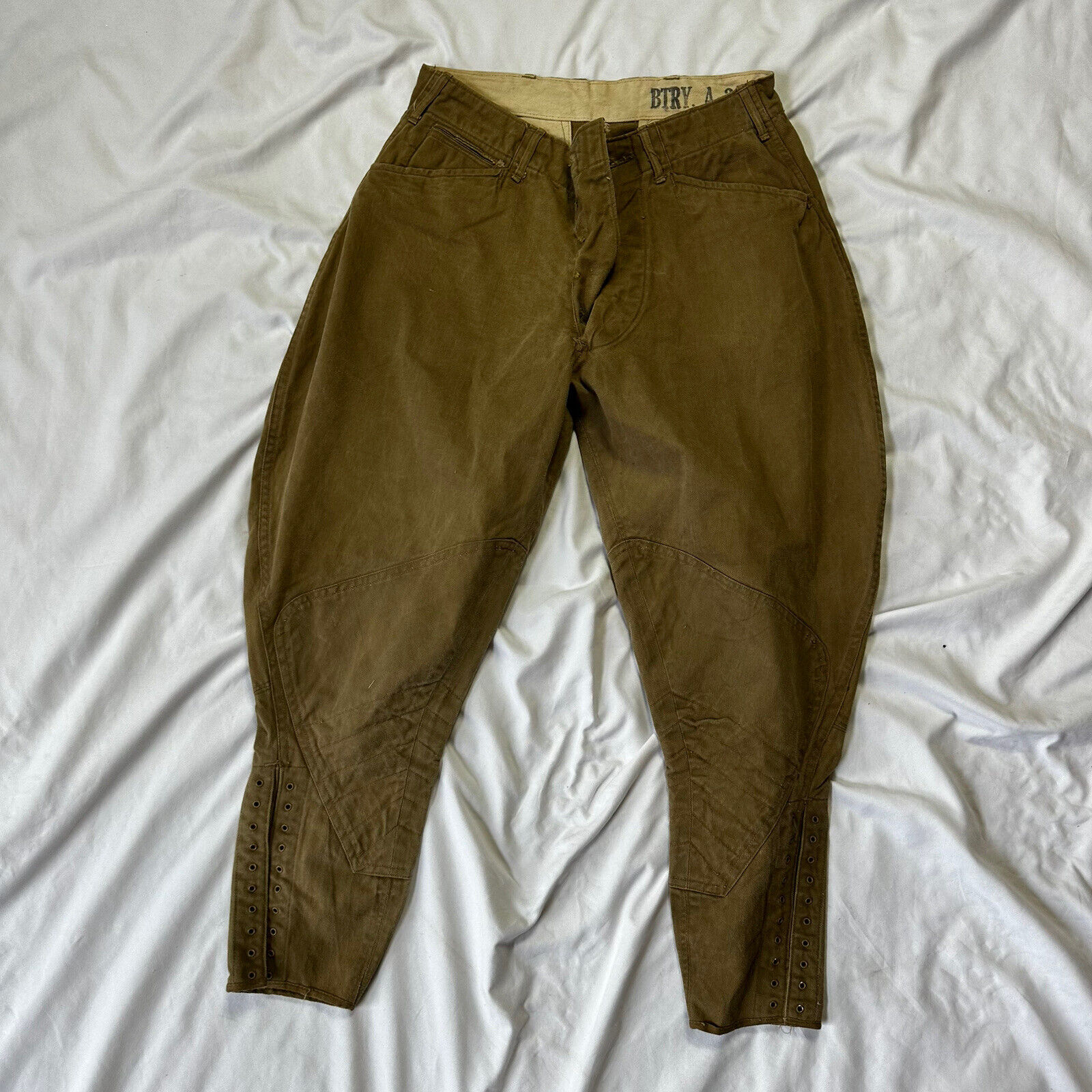 Original WW1 US Army Breeches Pants Stamped Artillery Unit for Sale ...