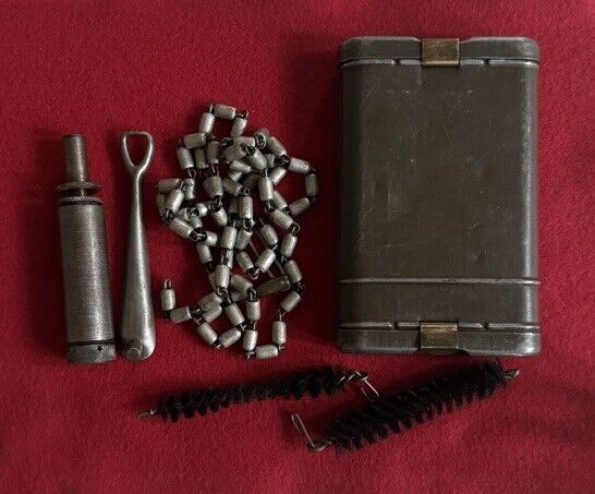 Complete Original WW2 German RG34 K98 Cleaning Kit G. Appel - Waffenampted