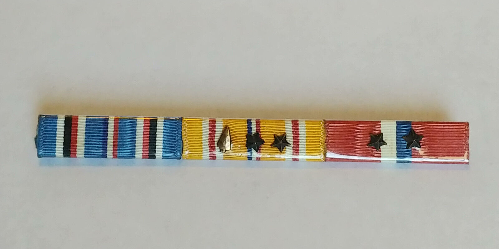 WW2 US Navy Ribbon Bar Victory Medal Philippine Liberation Pacific Theater Stars