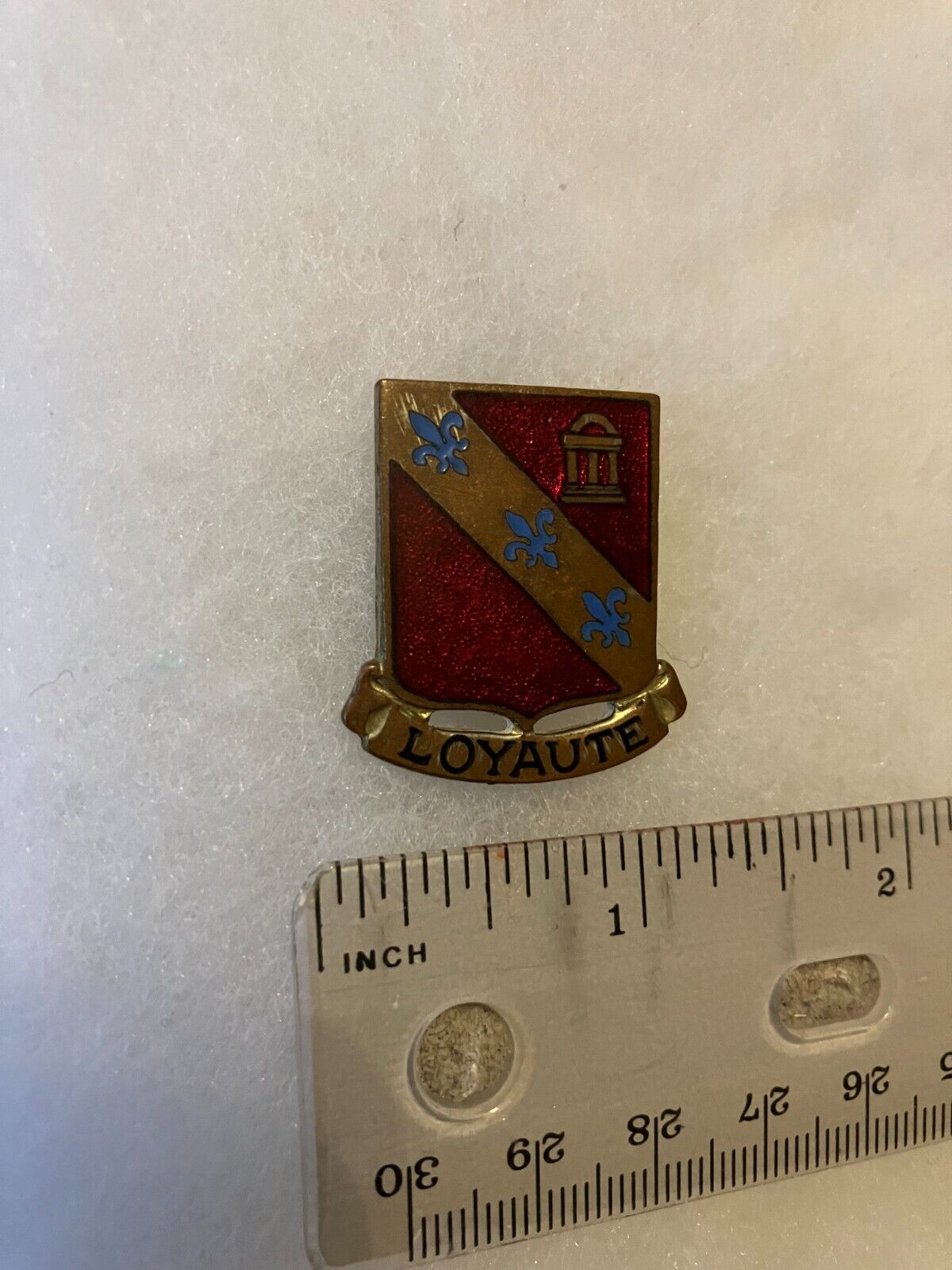 Authentic US Army 319th Artillery DUI DI Crest Insignia 6D 7G