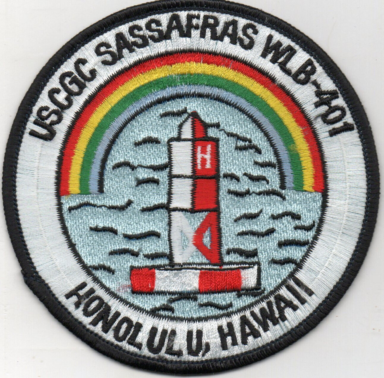 USCGC Sasafras WLB 401 Honolulu HI U S Coast Guard jacket patch