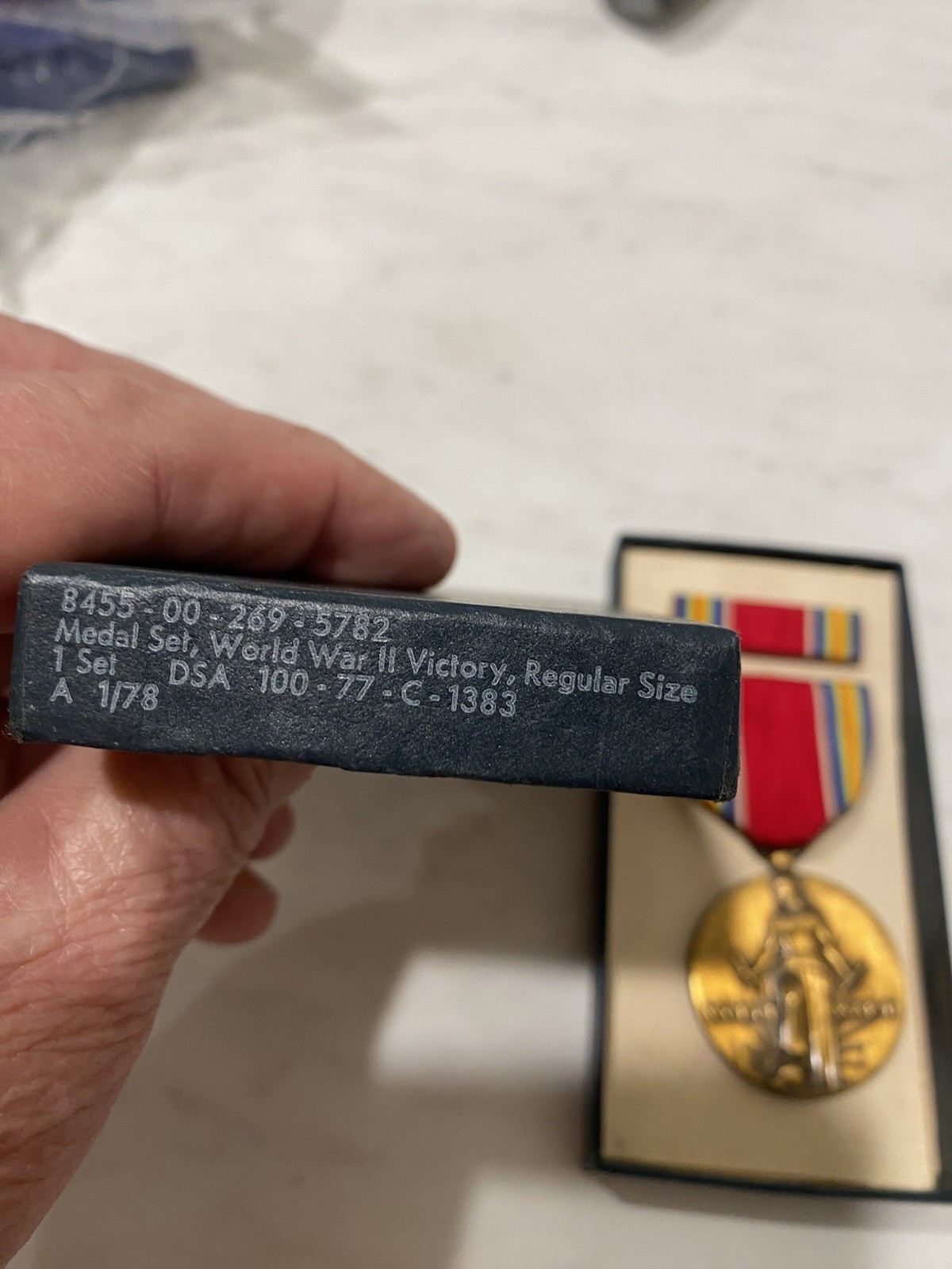 Victory World War II Campaign and Service Medal Freedom of Speech and Religion