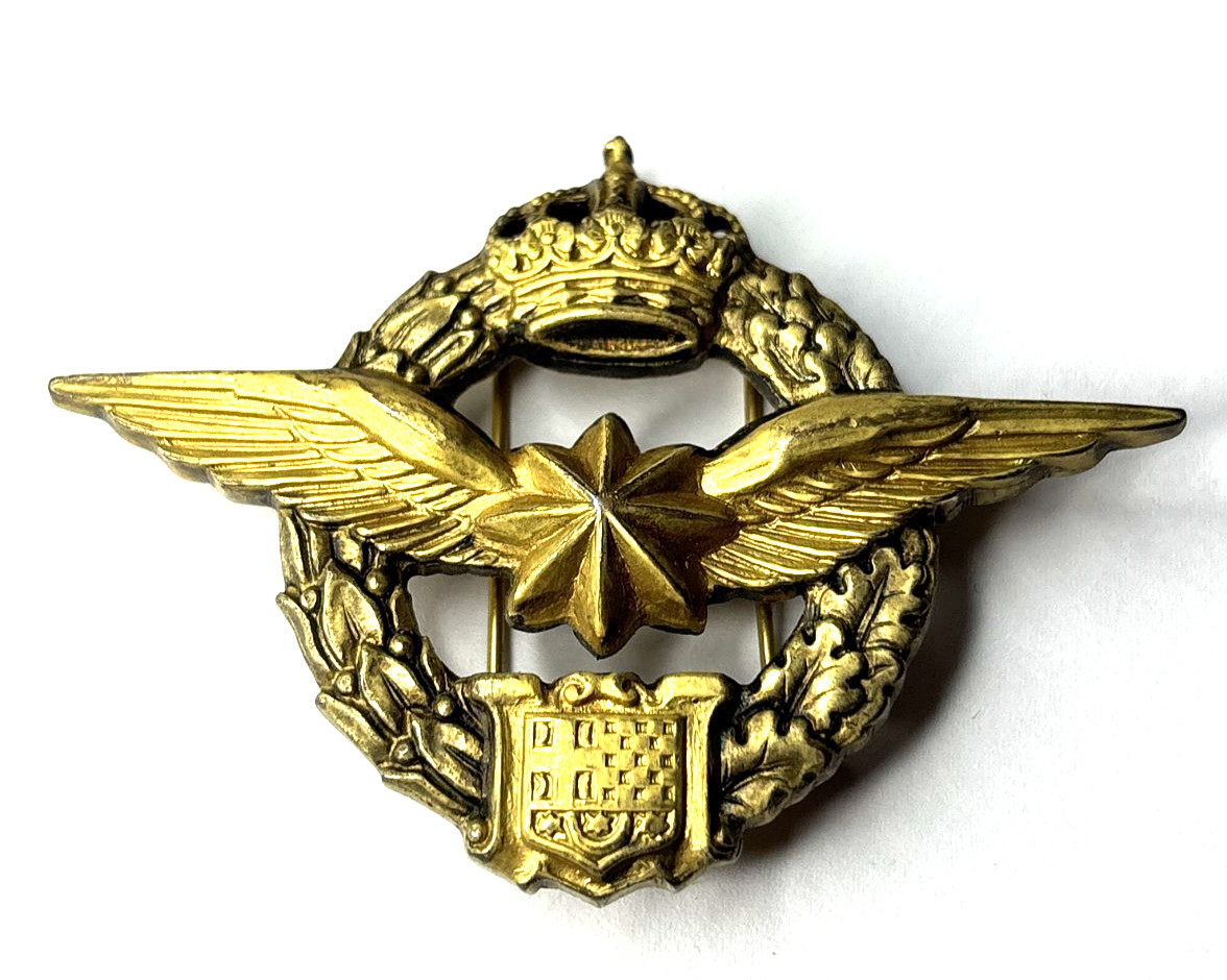 Yugoslavia WWII Pilot Observer Badge Military Aviation Insignia Rare Yugoslavia