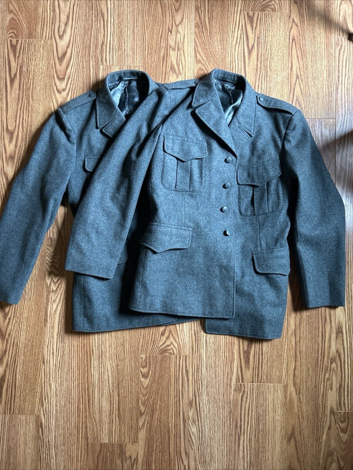 Original WWII 100% Wool Swiss Army Military Jacket