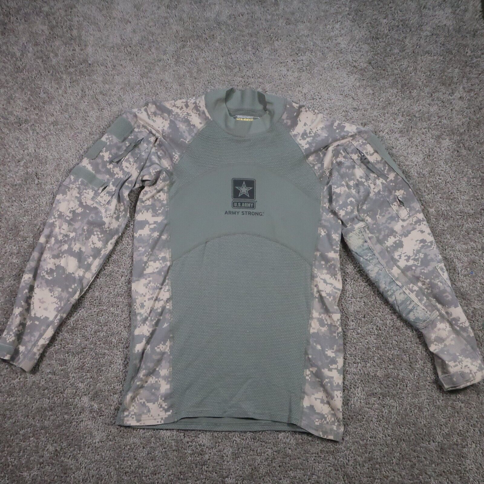 MASSIF Army Combat Shirt Mens Medium ACS Digital Camo USGI Military Army Strong