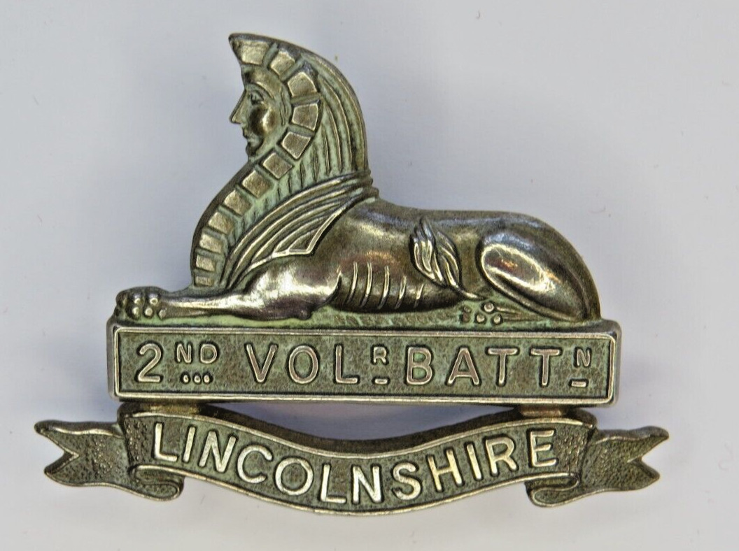 2nd Grantham  Volunteer  Battalion Lincolnshire  Regiment Cap  Badge
