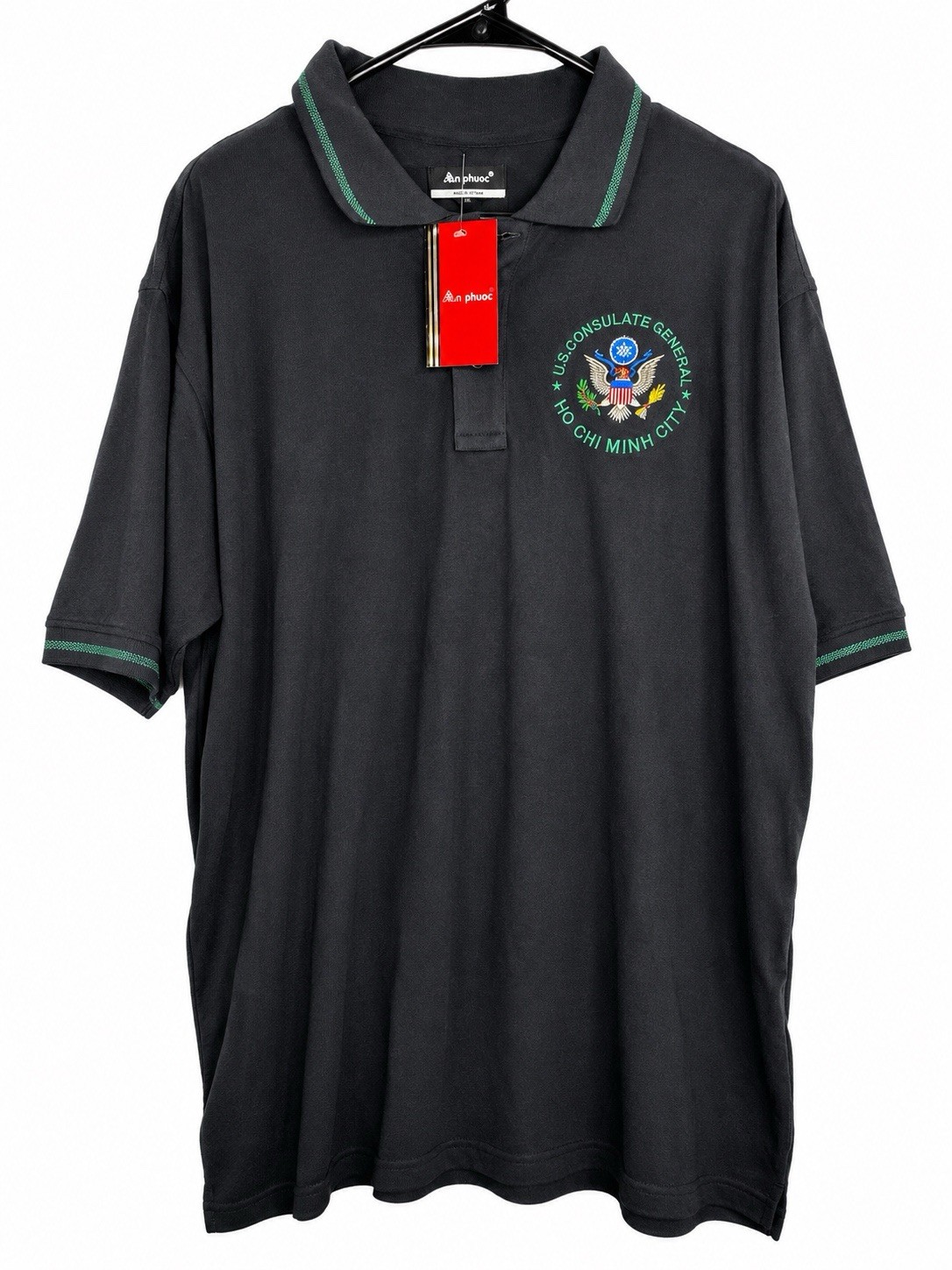 NWT U.S. Consulate General Ho Chi Minh City Polo Shirt XXL An Phuoc Vietnam