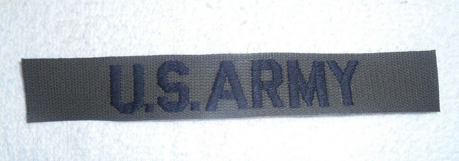 US Army Name Tape Strip USGI Embroidered Nametape