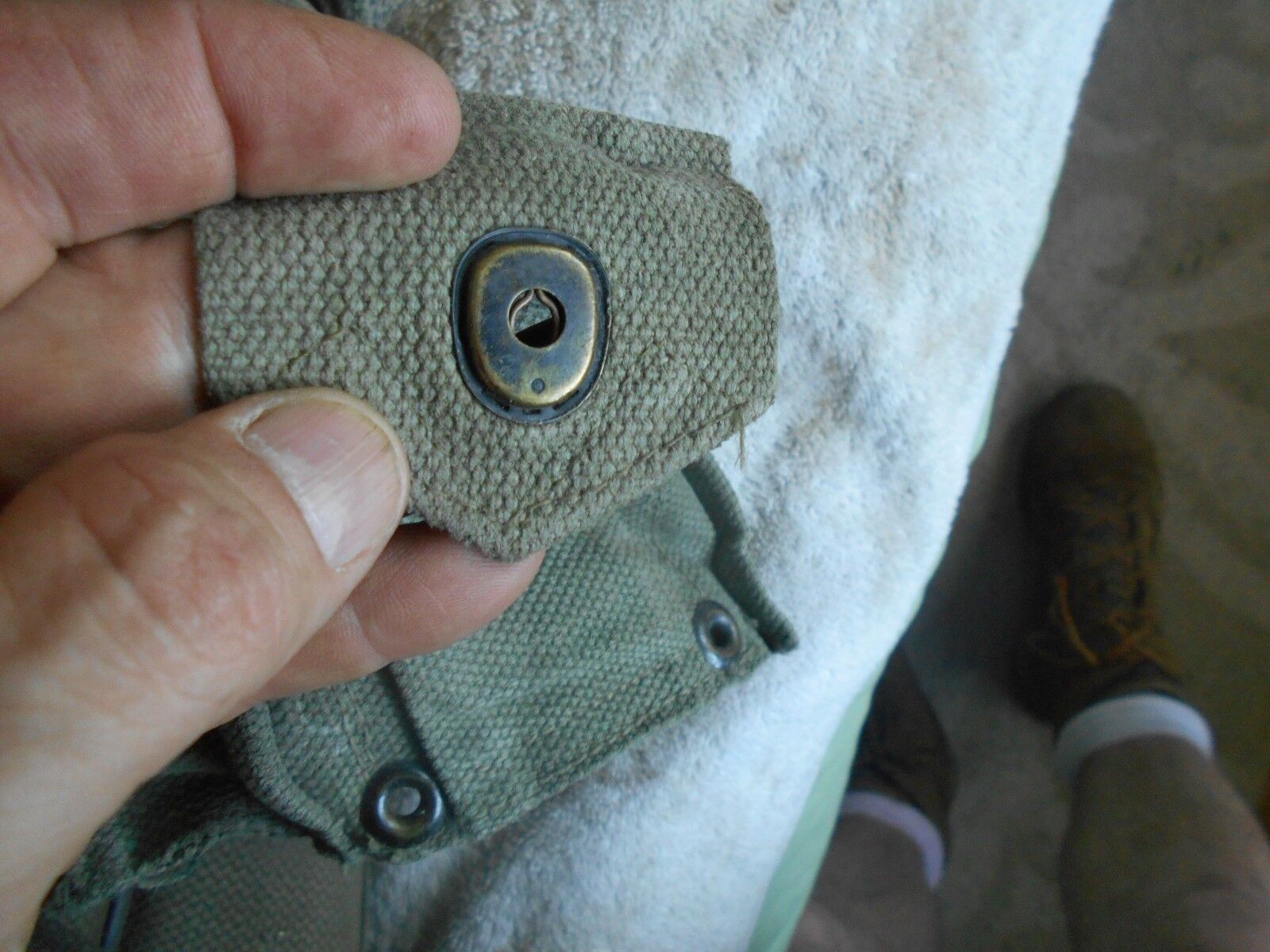 original WW2 US M-1 garand rifle cartridge belt 10 pocket