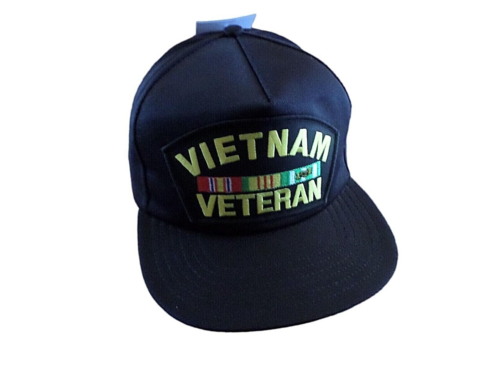 U.S MILITARY VIETNAM VETERAN HAT BALL CAP U.S.A MADE