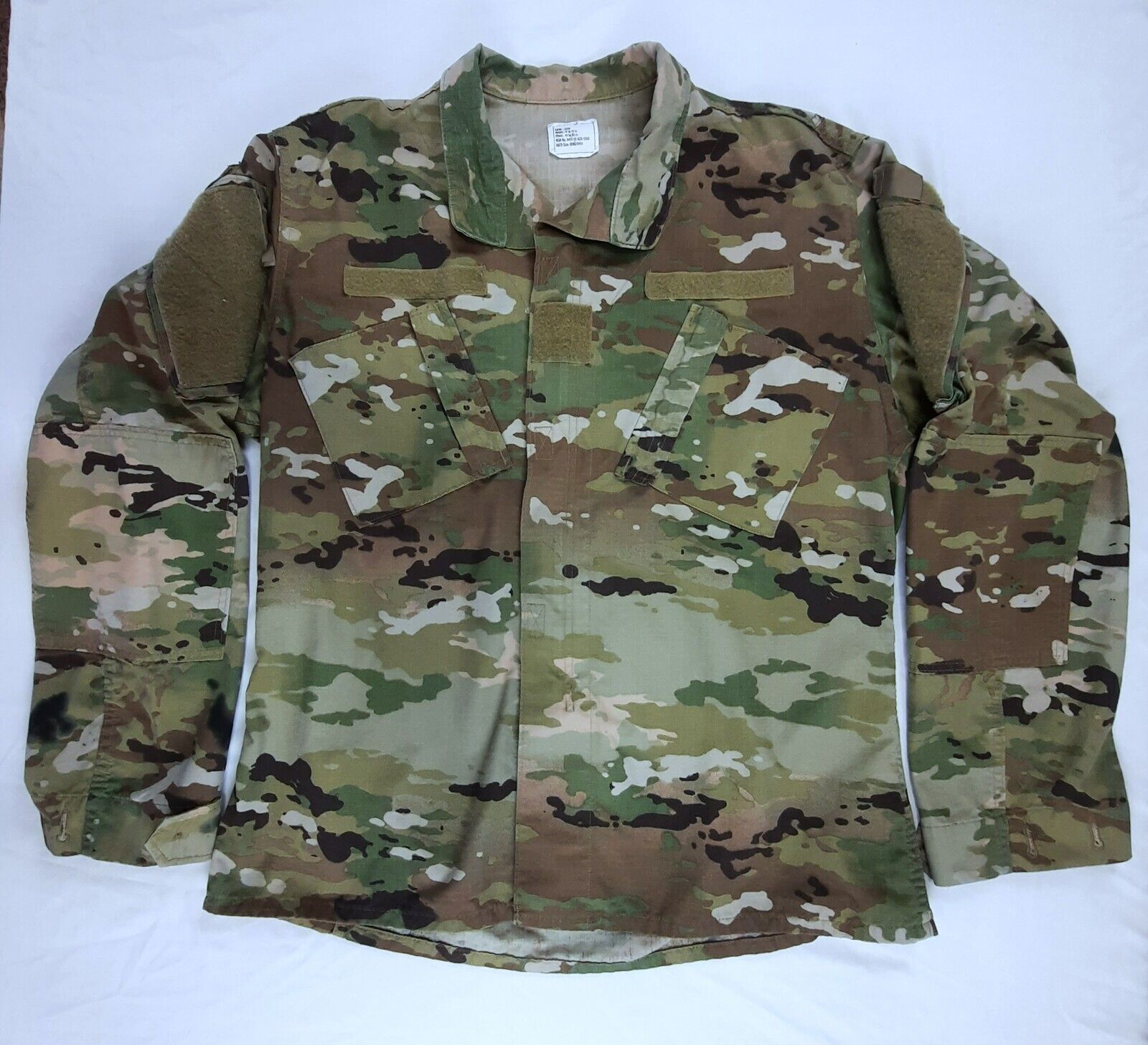 US Military OCP Combat Coat Mens Size Large Long NSN # 8415-01-623-5553